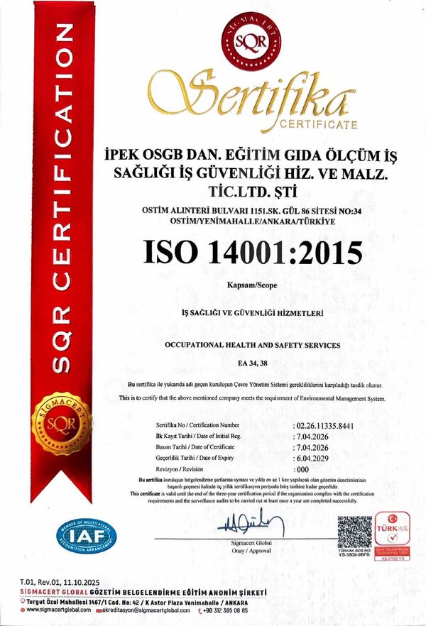 ISO 14001:2015 önizleme